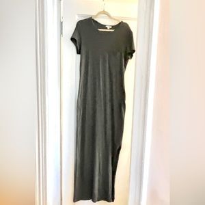 James Perse NWOT charcoal grey t-shirt maxi dress extra large